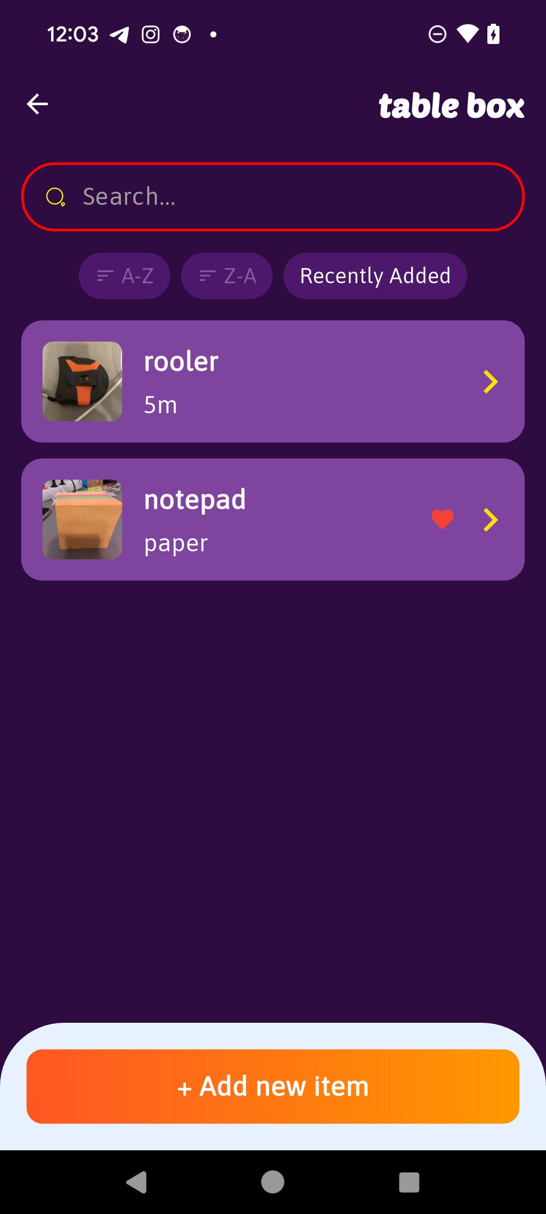 Search and Organization