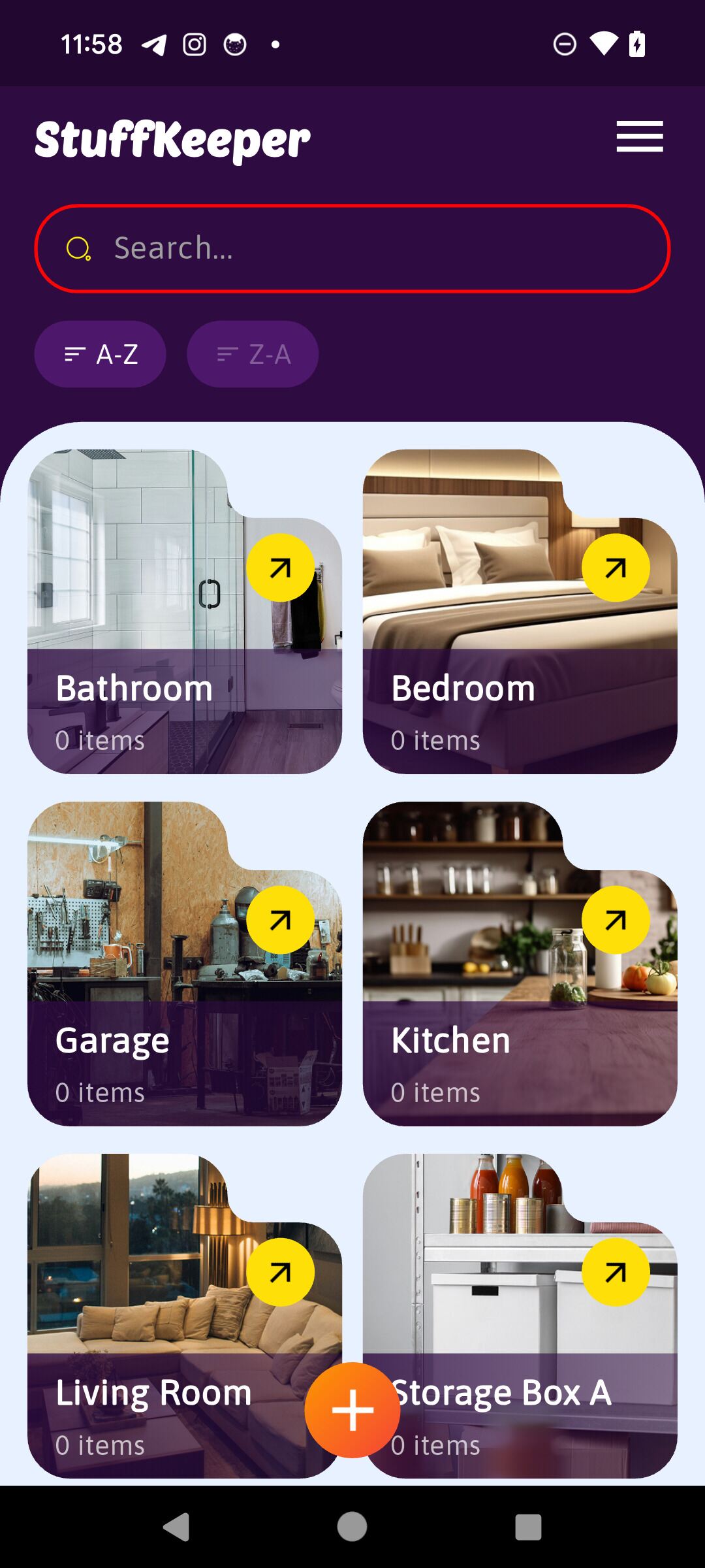 Room Organization